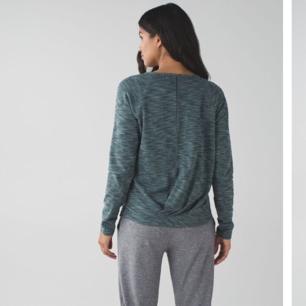 LULULEMON &go City Pullover long sleeve Heathered Dark Fuel